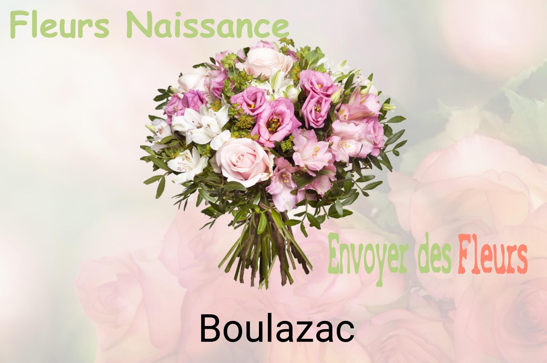 Bouquet de fleurs de naissance livré à Boulazac